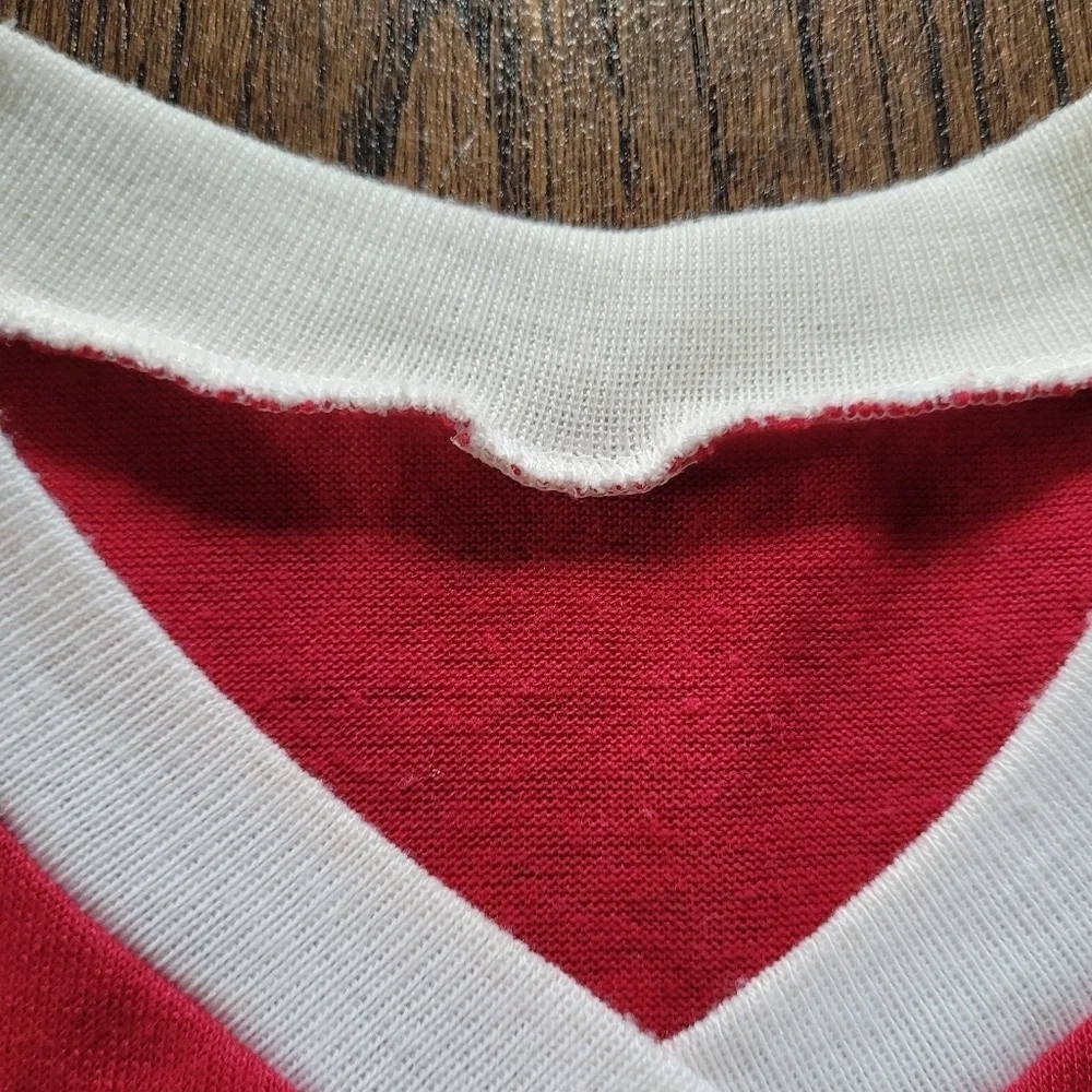 Vintage 1980s BMX Champions Sleeve V-neck Pajama Top Size Boy's 14